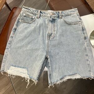 Princess Polly Denim Distressed Women Shorts
